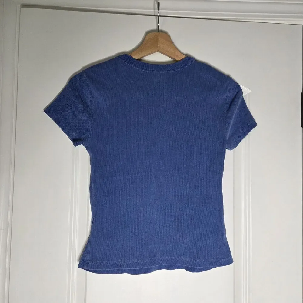 Size Small Old Navy Ribbed Blue T-Shirt